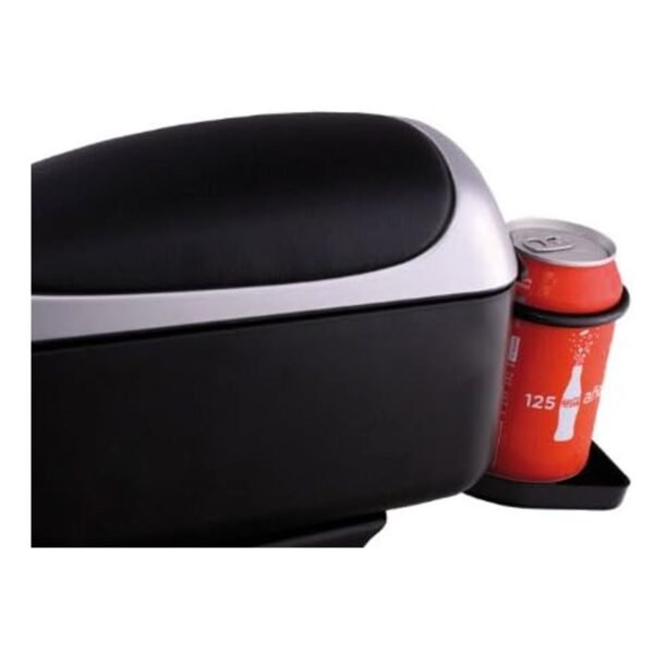 Consola Apoya Brazo Central Universal Cuerina Acolchada Y Posa Vaso