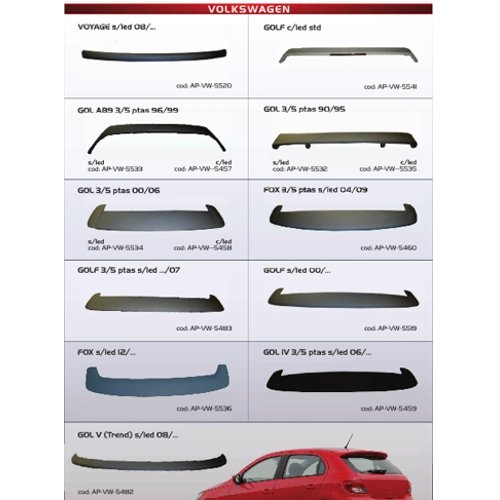 ALERONES APLICABLES VW