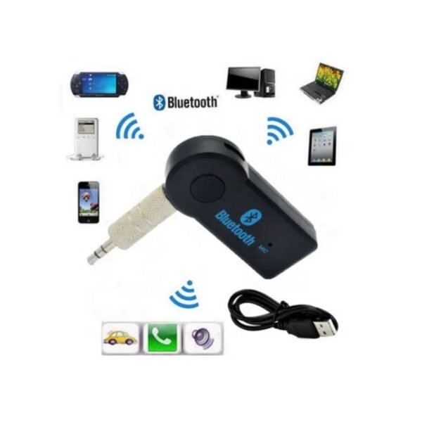 Receptor De Música Auxiliar Bluetooth Para Auto Manos Libres