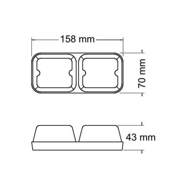 Juego de Faros Baiml 634T