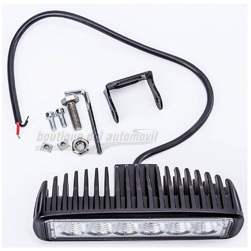 Faro 6 Led 18 w Rectangular