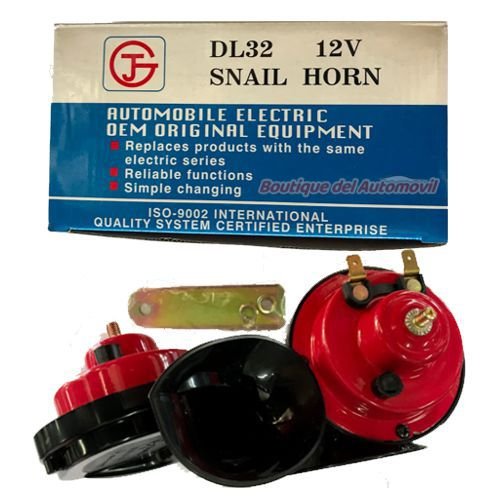 Bocina Universal Tipo Caracol 12 V