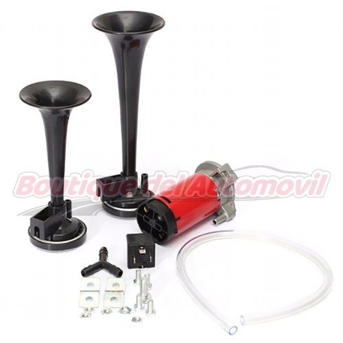 Bocina de 2 Tonos con Compresor 12v