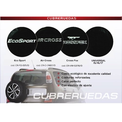 CUBRERUEDAS  DE AUXILIO CUERO ECOLOGICO