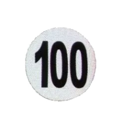 Circulo Reflectivo Velocidad Maxima 100