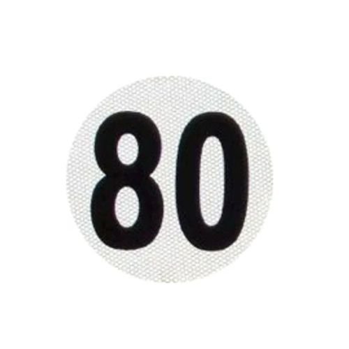 Circulo Reflectivo Velocidad Maxima 80