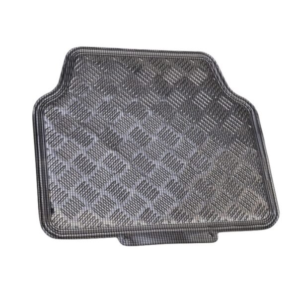 CUBRE ALFOMBRA SIMIL ALUMINIO 4 PCS. CARBONO