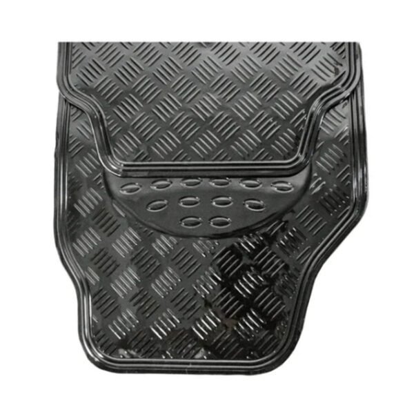 CUBRE ALFOMBRA SIMIL ALUMINIO 4 PCS. NEGRO