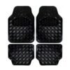Cubrealfombra-Alumino-Negra-3.jpg CUBRE ALFOMBRA SIMIL ALUMINIO 4 PCS. NEGRO