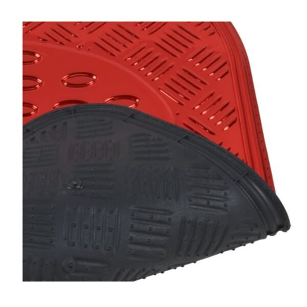 CUBRE ALFOMBRA SIMIL ALUMINIO 4 PCS. ROJA