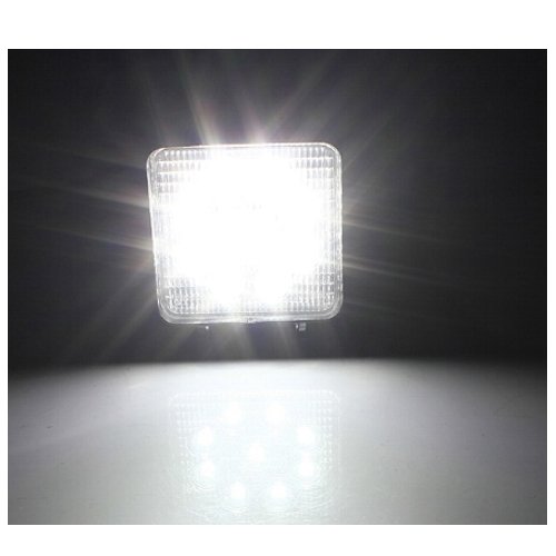 Faro de 9 Led 27w Cuadrado