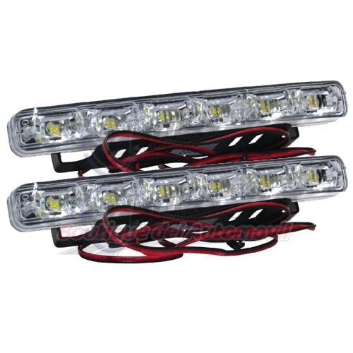Faro 6 Led Rectangular Juego x 2