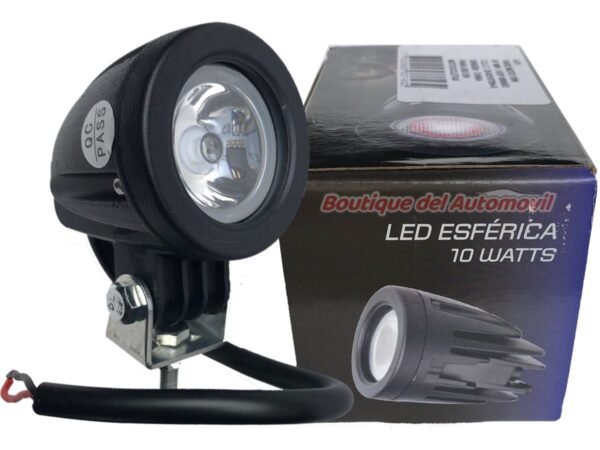 Faros Redondo 1 Led 10 W