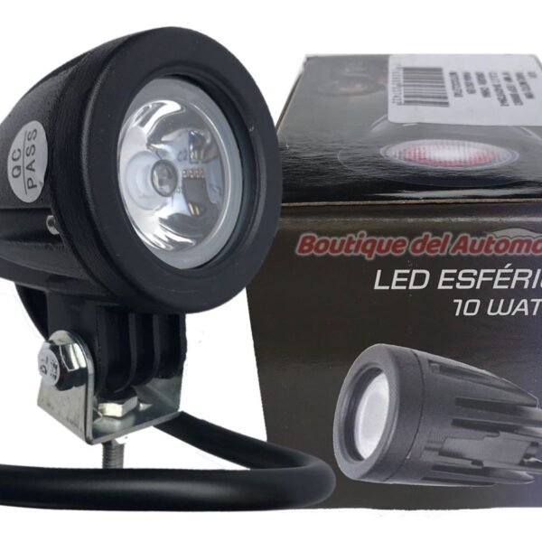 Faros Redondo 1 Led 10 W