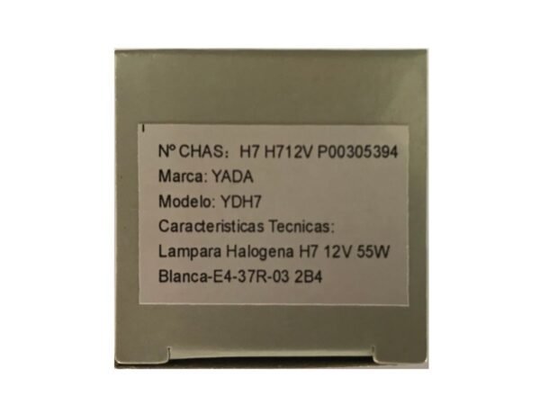 Lámpara H7 12v 55w LINZHI