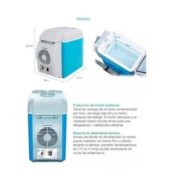 HELADERA 7.5 LITROS 12V
