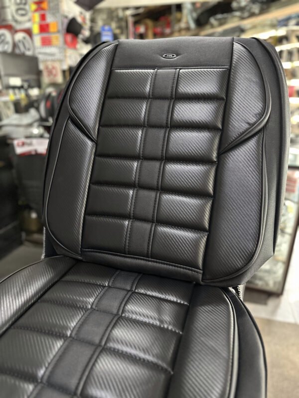 FUNDA ASIENTO  HR CARBON - CARBONO NEGRO/LADO GRIS
