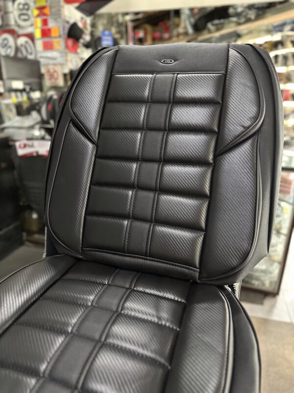 FUNDA ASIENTO  HR CARBON - CARBONO NEGRO/LADO GRIS