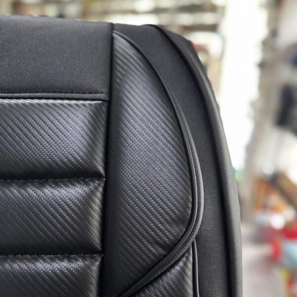 FUNDA ASIENTO  HR CARBON - CARBONO NEGRO/LADO GRIS