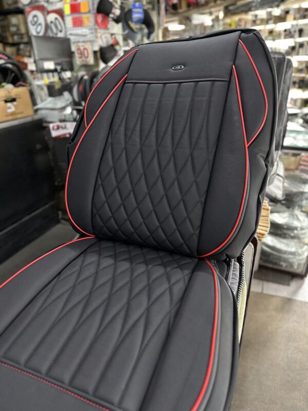 FUNDA ASIENTO  HR RENAISSANCE - NEGRO/ROJO