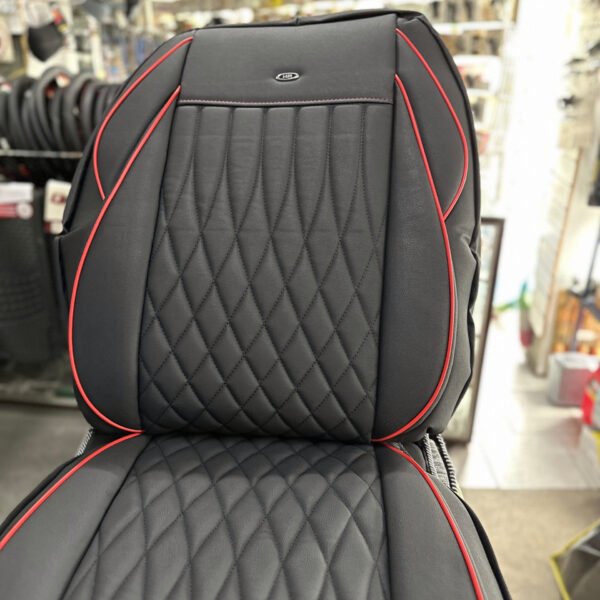 FUNDA ASIENTO  HR RENAISSANCE - NEGRO/ROJO