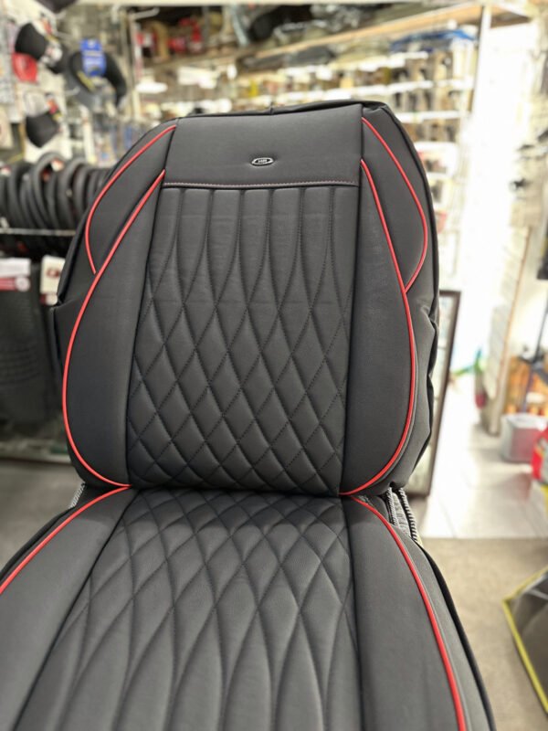 FUNDA ASIENTO  HR RENAISSANCE - NEGRO/ROJO