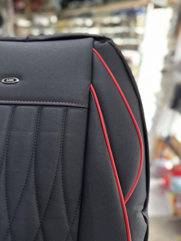 FUNDA ASIENTO  HR RENAISSANCE - NEGRO/ROJO