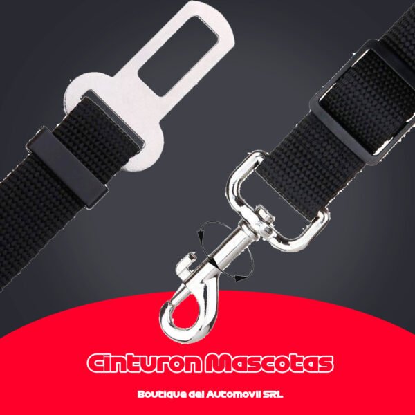 Cinturón de Seguridad para Mascotas – Correa Ajustable