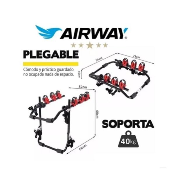 Portabici Para Baúl AIRWAY