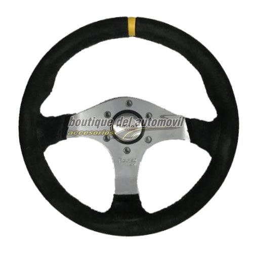Volante Rally Gamuza Negro Ronal