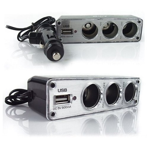 SALIDA TRIPLE ENCENDEDOR + USB