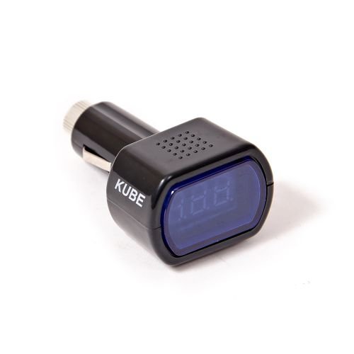 Voltimetro-Kube-Azul.jpg Voltimetro Digital 12V / 24V Azul