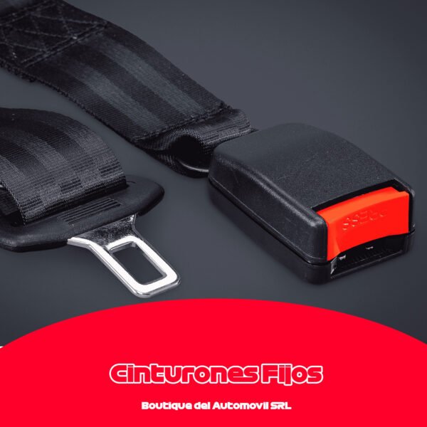 Juego x2 Cinturones de Seguridad Fijo de 3 Puntos