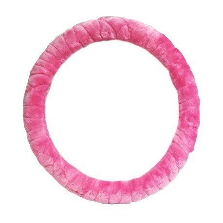 Cubre Volante de Piel Rosa