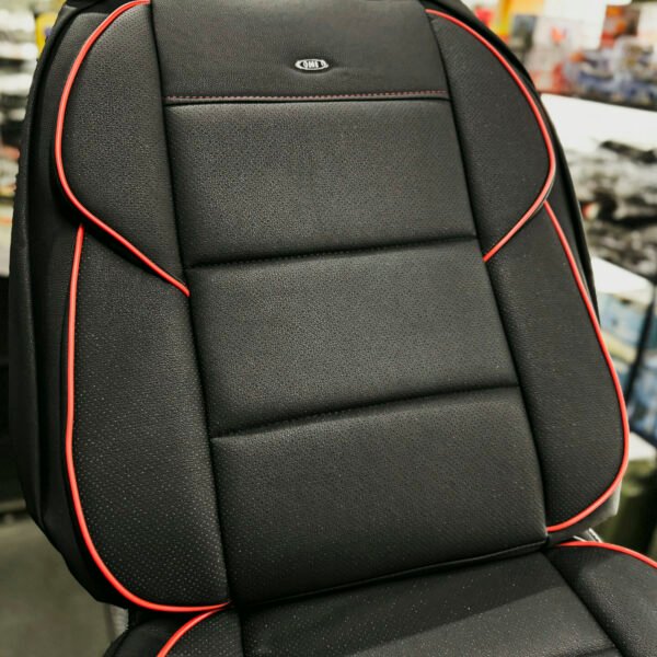 FUNDA ASIENTO  HR UNIQUE - NEGRO/ROJO