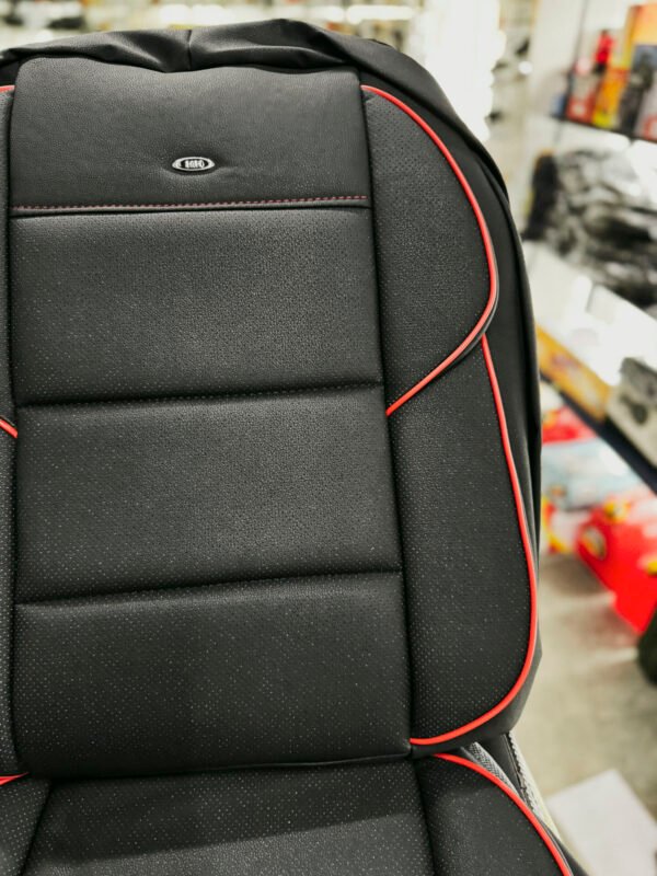FUNDA ASIENTO  HR UNIQUE - NEGRO/ROJO