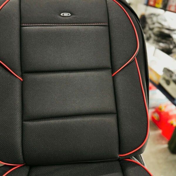 FUNDA ASIENTO  HR UNIQUE - NEGRO/ROJO