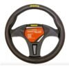 Cubre Volante Supreme Negro Rojo