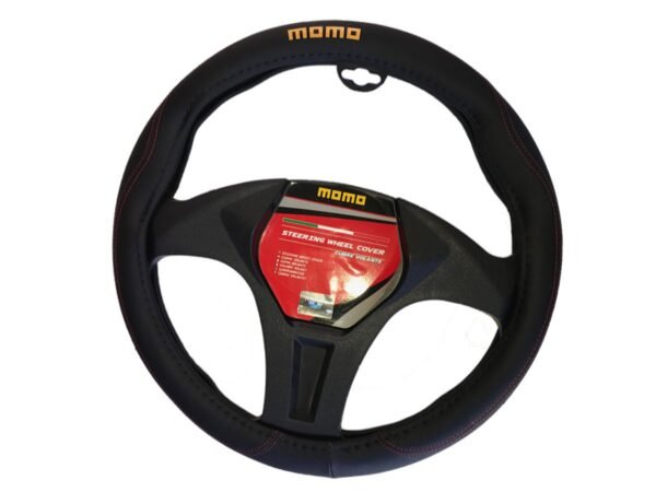 Cubre Volante Supreme Negro Rojo