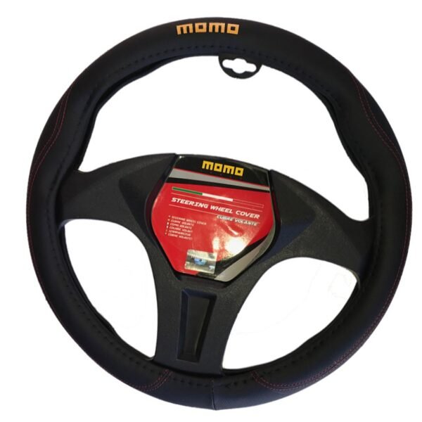 Cubre Volante Supreme Negro Rojo