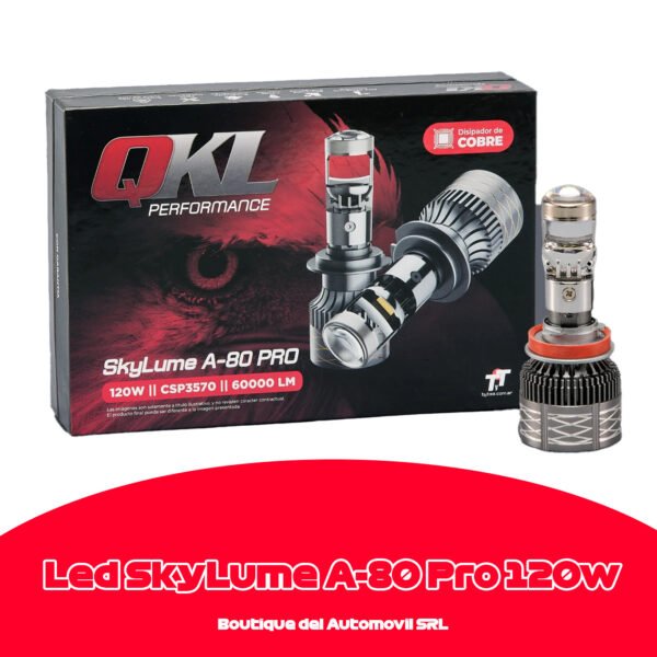 Kit de Led Lupa Qkl A-80 Pro 120w Canbus