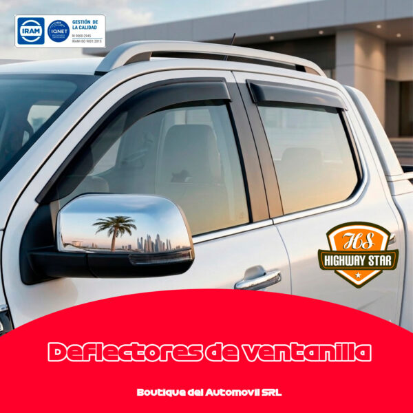 deflectoresventanilla Deflectores de Ventanilla High Way Star - VW Saveiro +