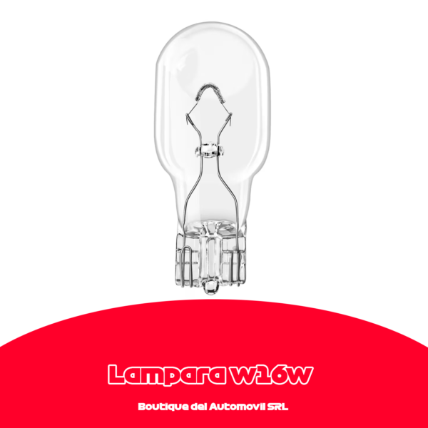 Lampara Halogena W16W