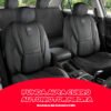 Funda Cubre Asiento Acolchada Aura Cuero Sintetico Tapiceria
