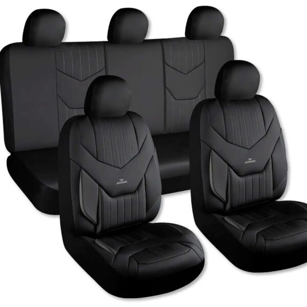 Funda Cubre Asiento Acolchada Cobra Cuero Sintético