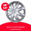 TAZA CLIO II Taza Renault Clio II Kangoo (2006-2009) Logo Gris 13 y 14"