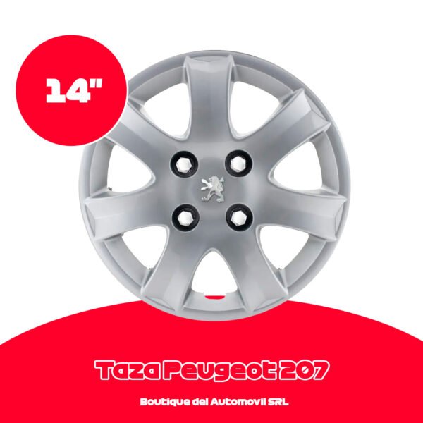 Taza de Rueda"Spa" para Peugeot 207
