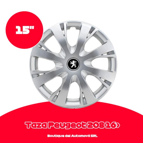 taza2081 Taza de Rueda Peugeot 208 (2016+)