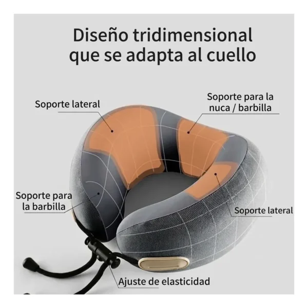 Almohada Viaje Espuma Memory Foam
